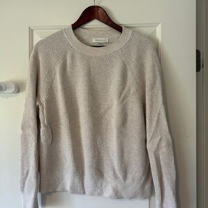 Treasure & Bond Crewneck Sweater in Light Beige